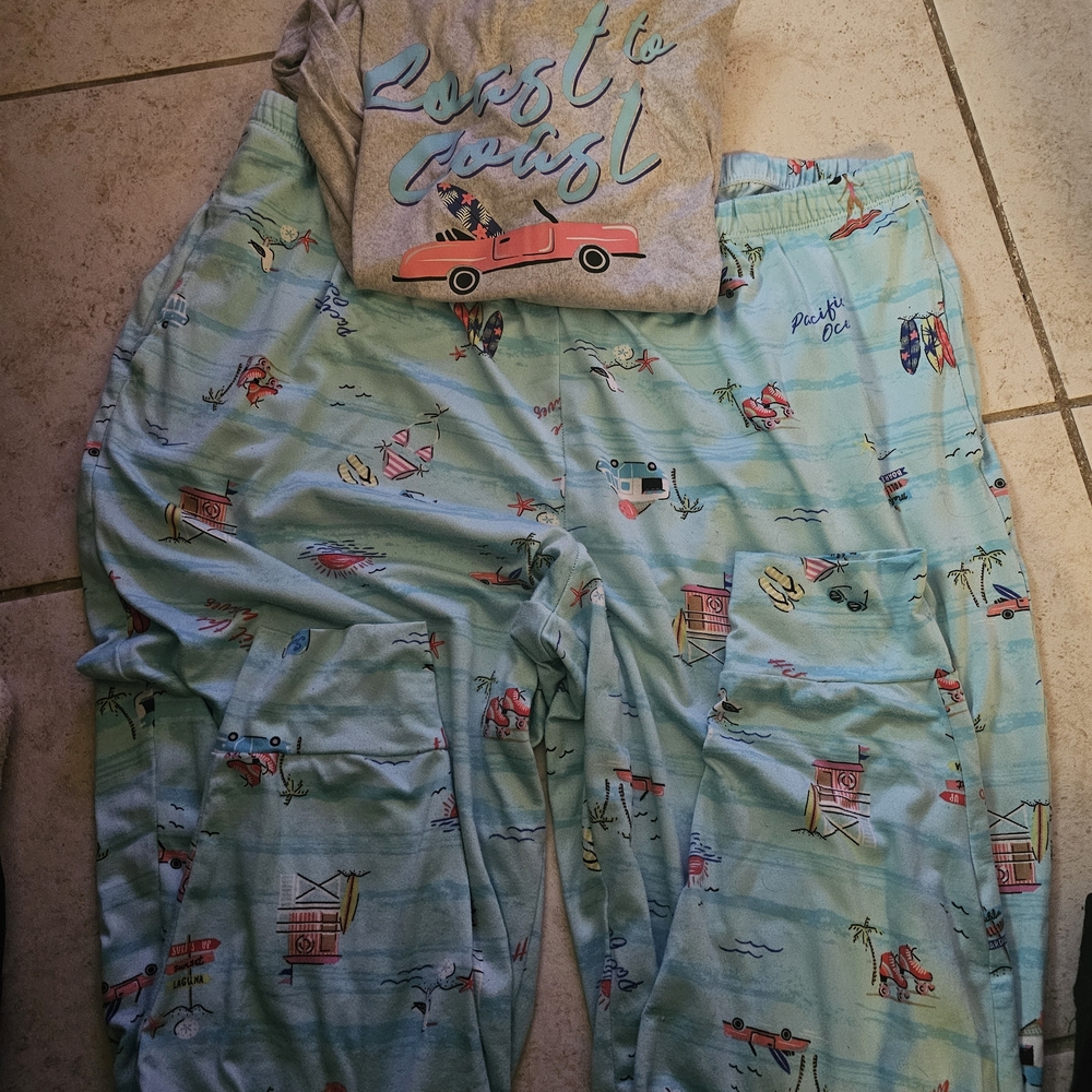 Secret Treasures Women's Pajamas - Gray and Blue